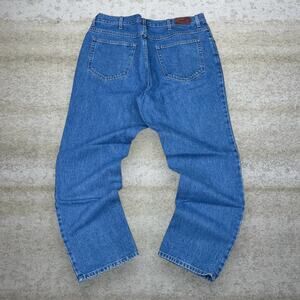 Vintage Y2K LL Bean Jeans 37x30 Straight Fit Medium Wash Denim